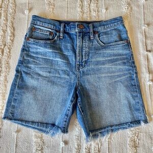 Madewell Blue Denim Jean Shorts